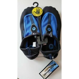 Body Glove Boy's Sz 4 Black/Royal Blue RiverBreaker Non-Slip Aquasock Shoes